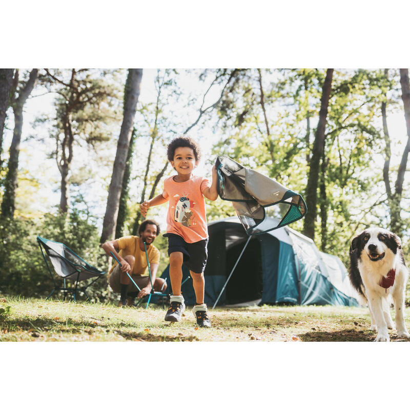 Cort de camping 5 persoane 2 camere, Fresh & Black, Arpenaz 5.2