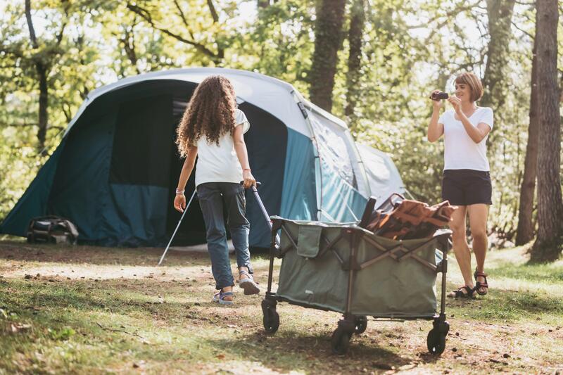 Wózek do transportu sprzętu kempingowego Quechua Compact