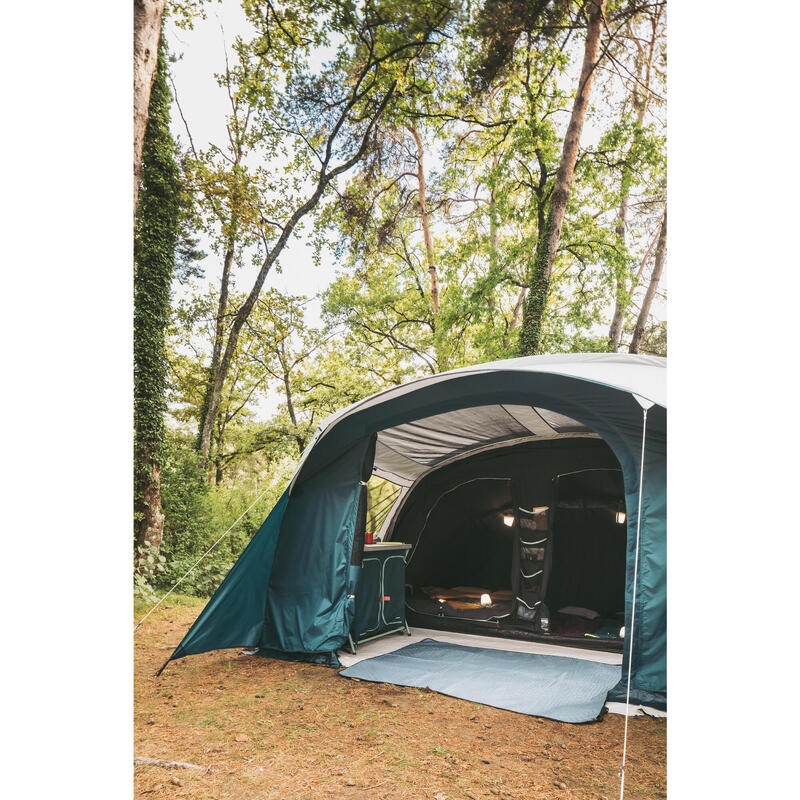Cort camping cu bețe 5 Persoane 2 Camere ARPENAZ Fresh&Black 5.2 