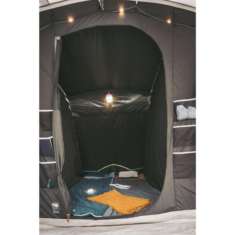 Slaapzak voor de camping Ultim Comfort 10° katoen blauw