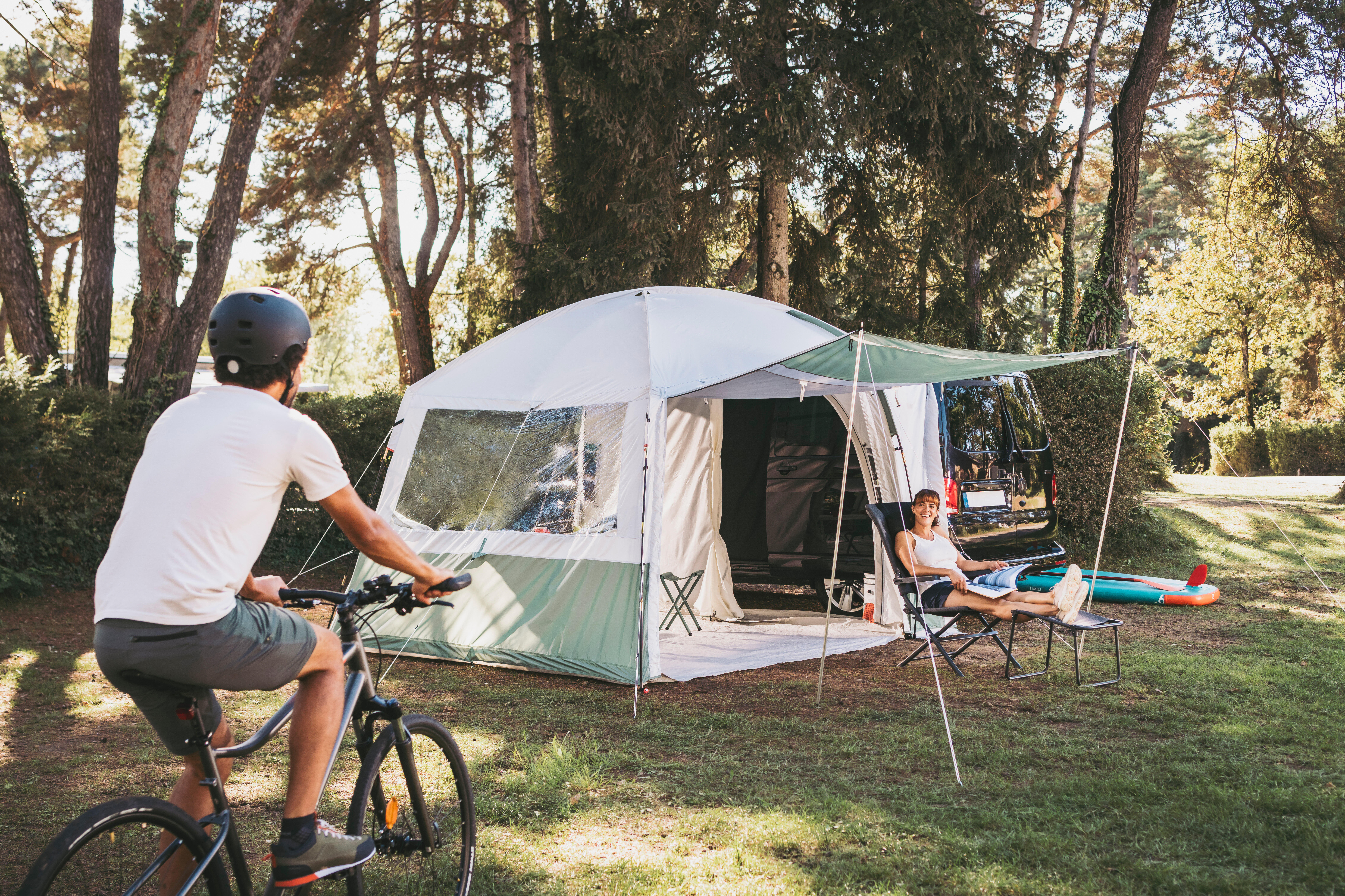 Camping tarp shelters: instructions, repairs