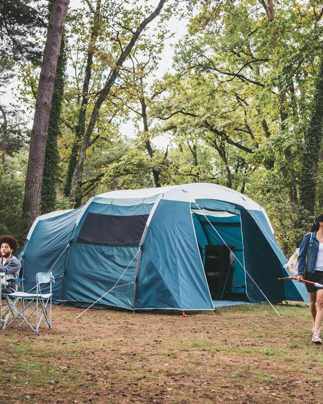 Tienda de camping con varillas - Arpenaz 6.3 - 6 Personas - 3 Habitaciones