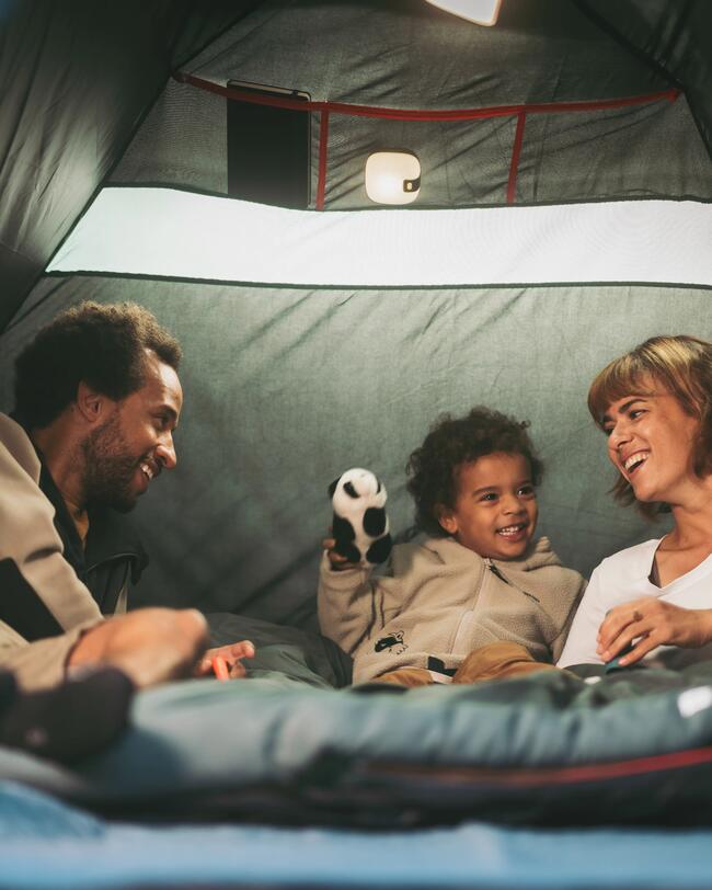 Kampeertent voor 3 personen MH100 XL Fresh &amp; Black