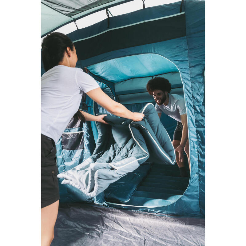 Camping-Schlafsack aus Baumwolle - Ultim Comfort 10° blau