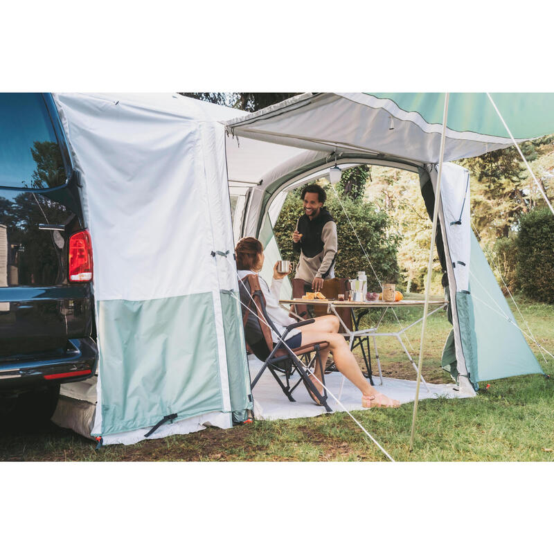 Silla plegable de camping con reposabrazos Quechua Comfort