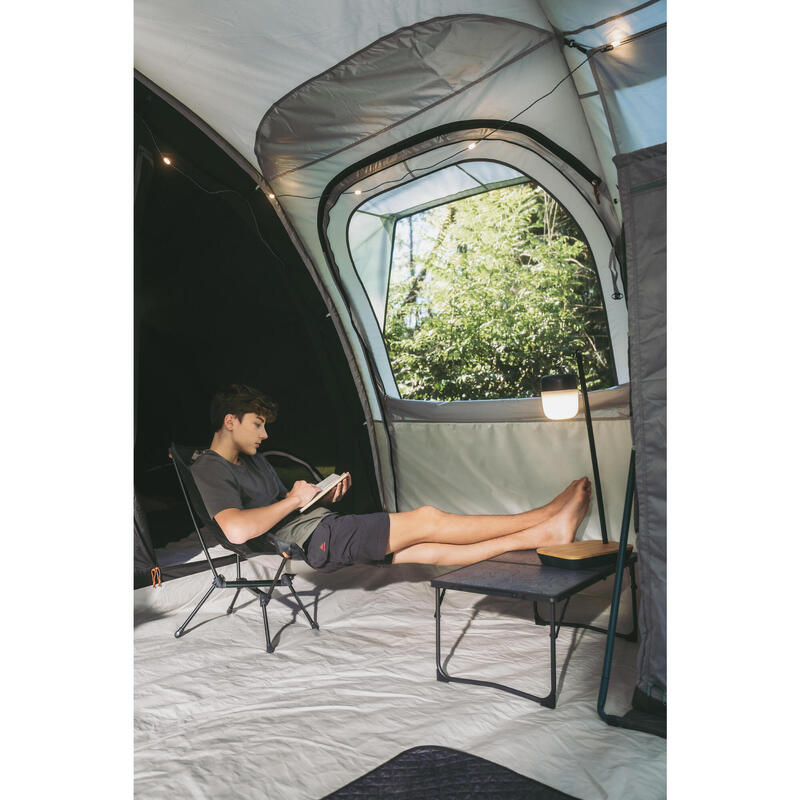 Cort de camping gonflabil 6 persoane 3 camere, Fresh&Black, Air Seconds 6.3 XXL