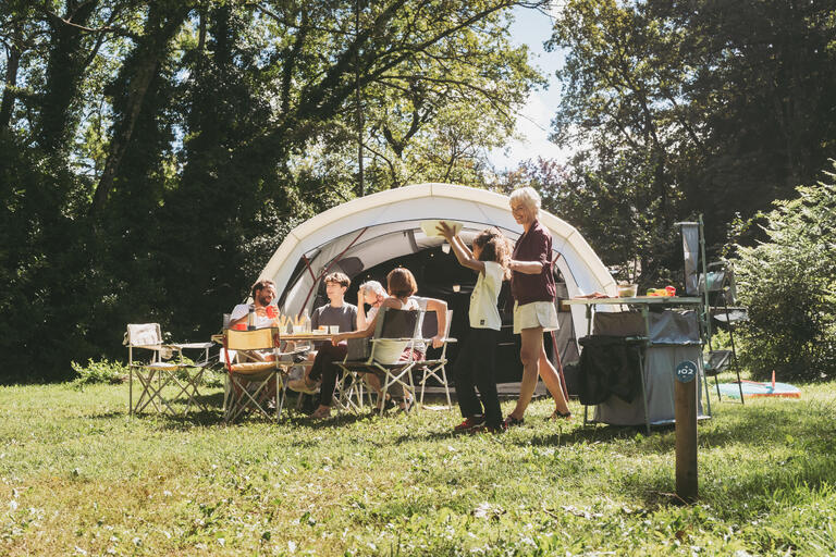 Large XL folding camping armchair