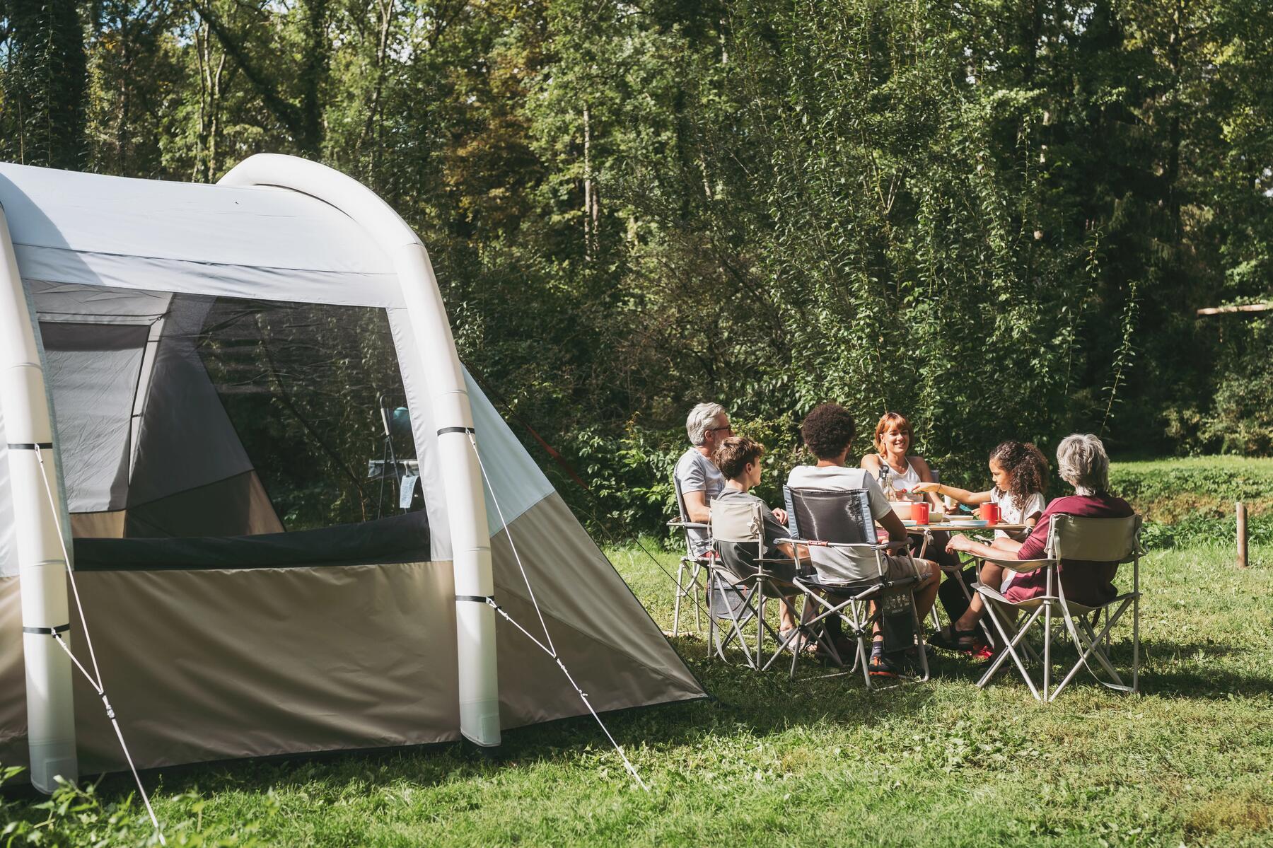 Location de tentes aménagées - Decathlon Camp