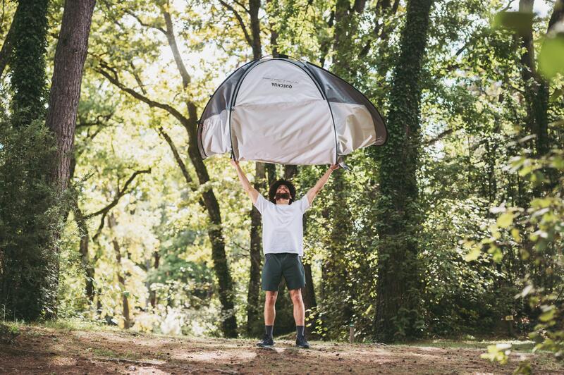 QUECHUA 2 SECONDS EASY FRESH&BLACK 2P