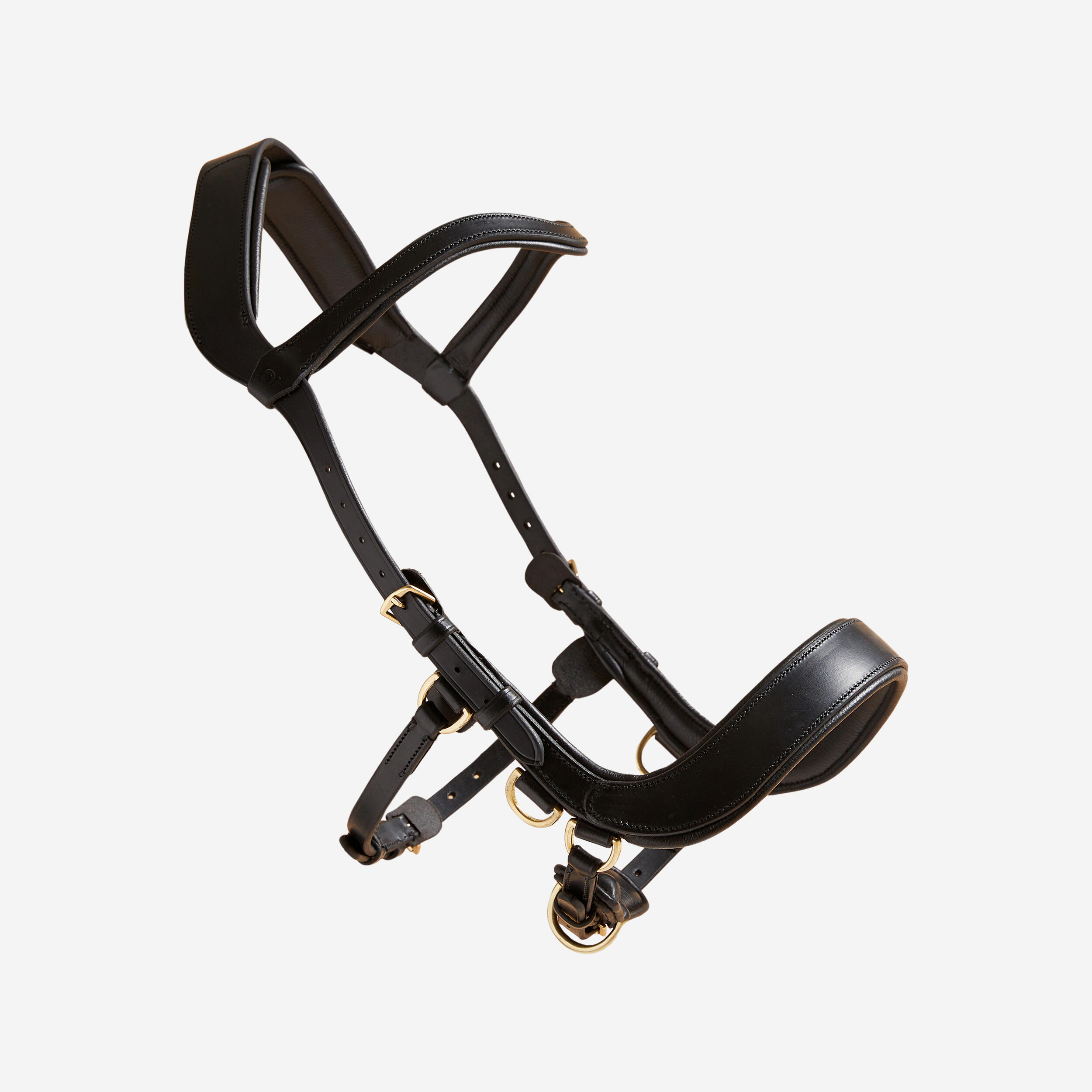 Fouganza - Filet Sans Mors Équitation Cheval Et Poney - Noir - Bridon - Sport Equestre - Noir - - Decathlon
