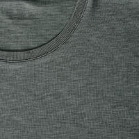 Majica za trčanje mekana i prozračna ženska - zeleno/siva