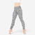 Legging danse moderne taille haute fille, blanc ultra