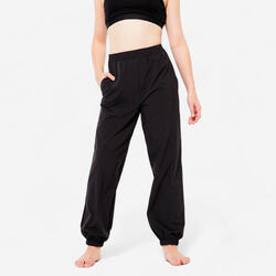 Pantalon danse modern'jazz large et léger - fille - noir