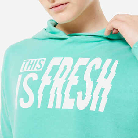 Girls' Modern Dance/Jazz Cropped Hoodie - Green