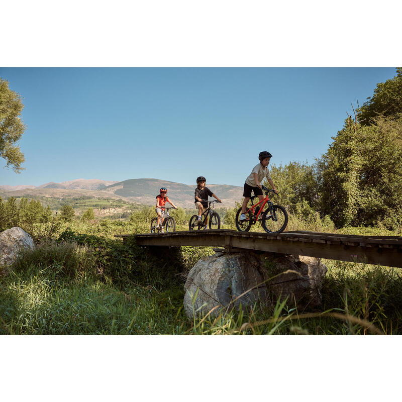 Bicicletă MTB Rockrider Explore 120 20" Alb Copii 6-9 ani