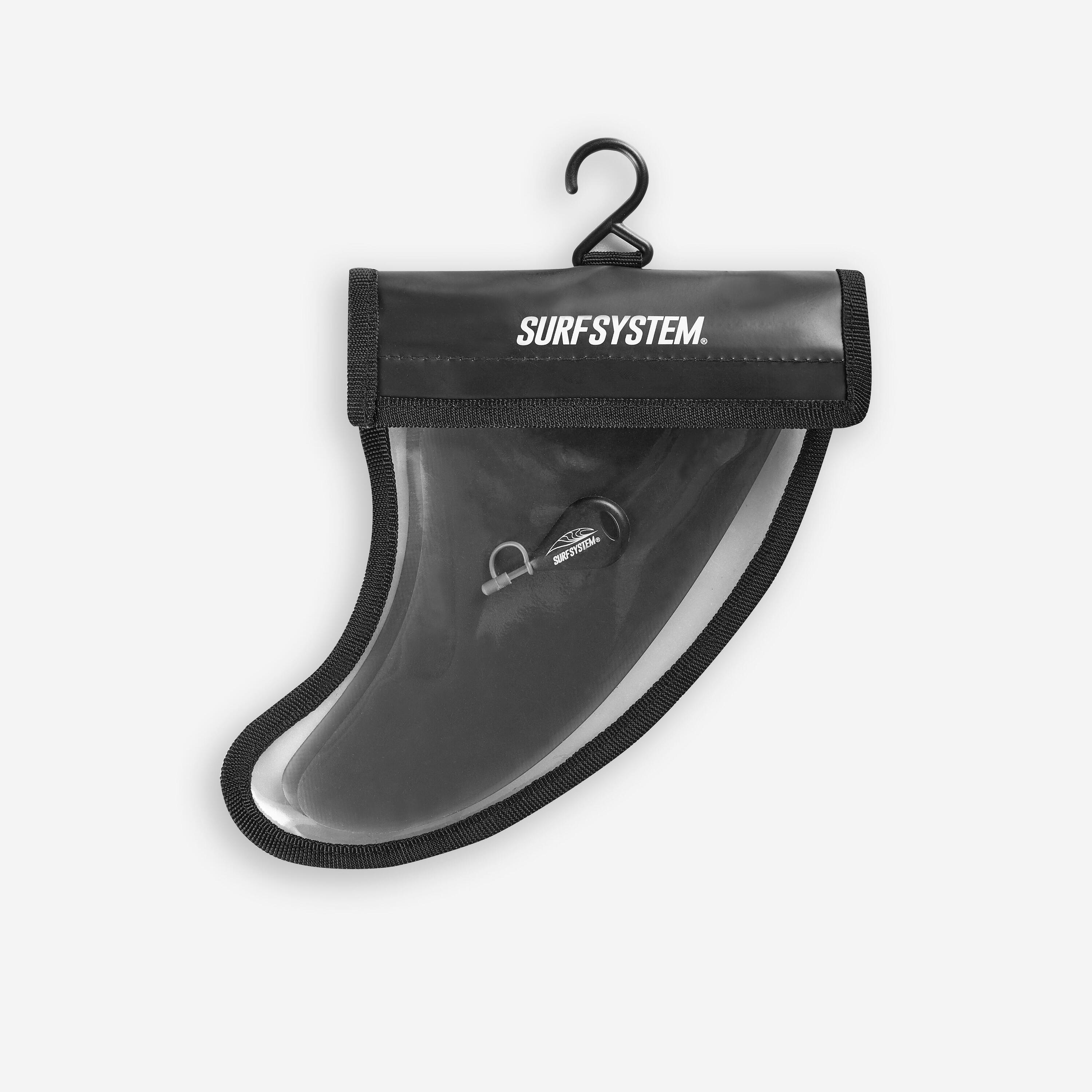 2 Finnen Surfboard Fiber Twin Fish 5"5 FCS1 schwarz 5/6