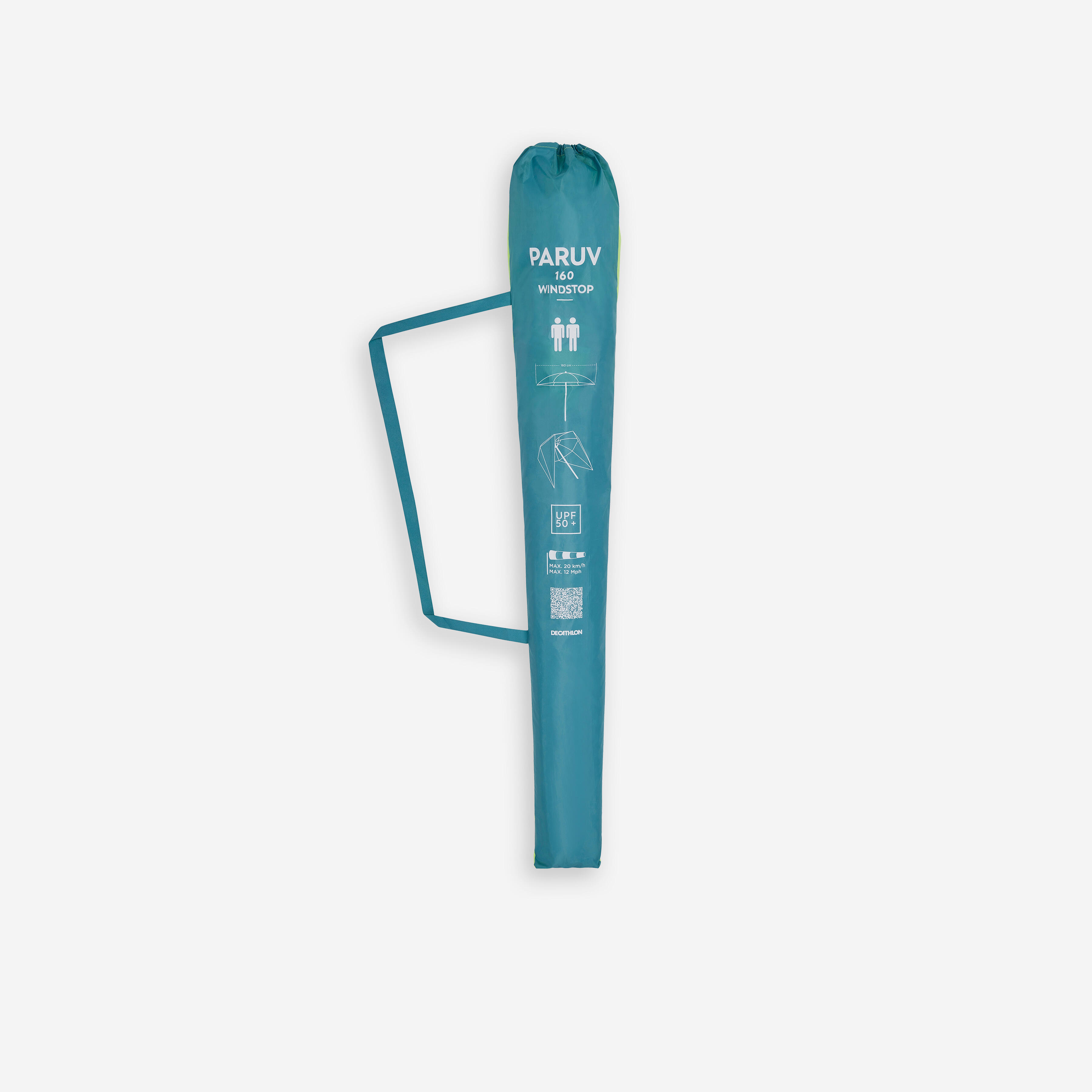 2-Person UPF 50+ Beach Umbrella – Paruv 160 - DECATHLON