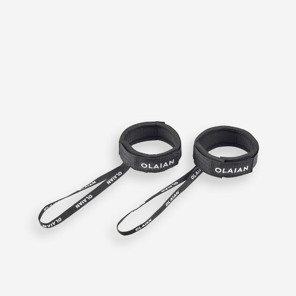 Leash de palmes bodyboard - 500 noir