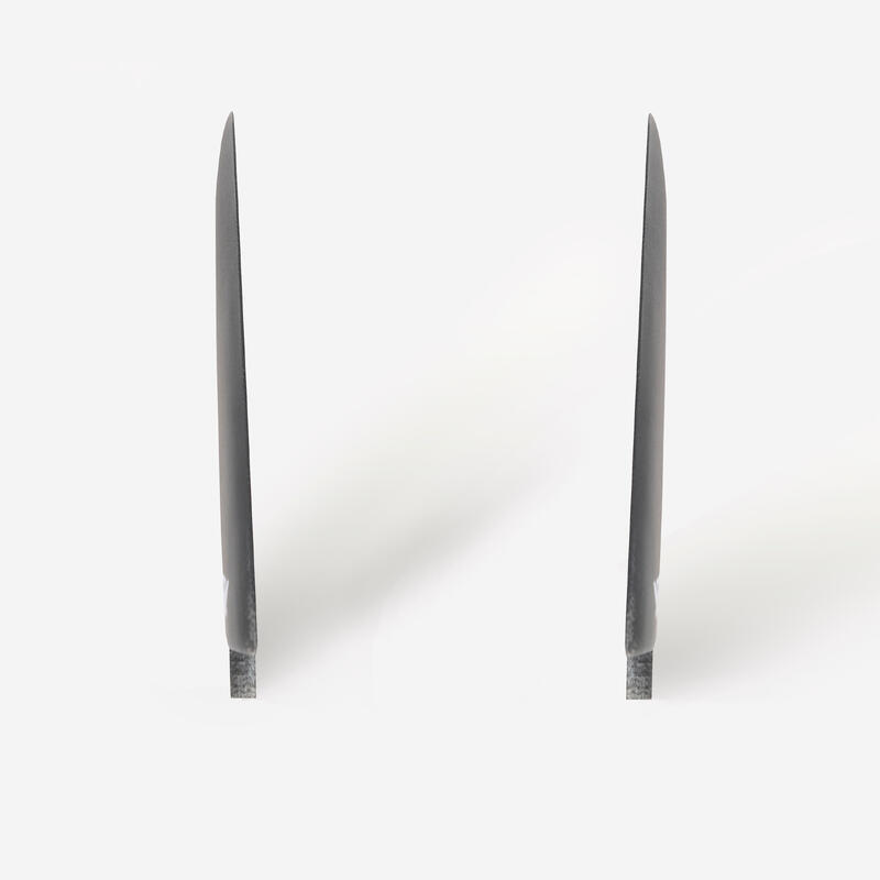 2 ailerons Fibre Twin Fish 5"5 FCS1 - noir