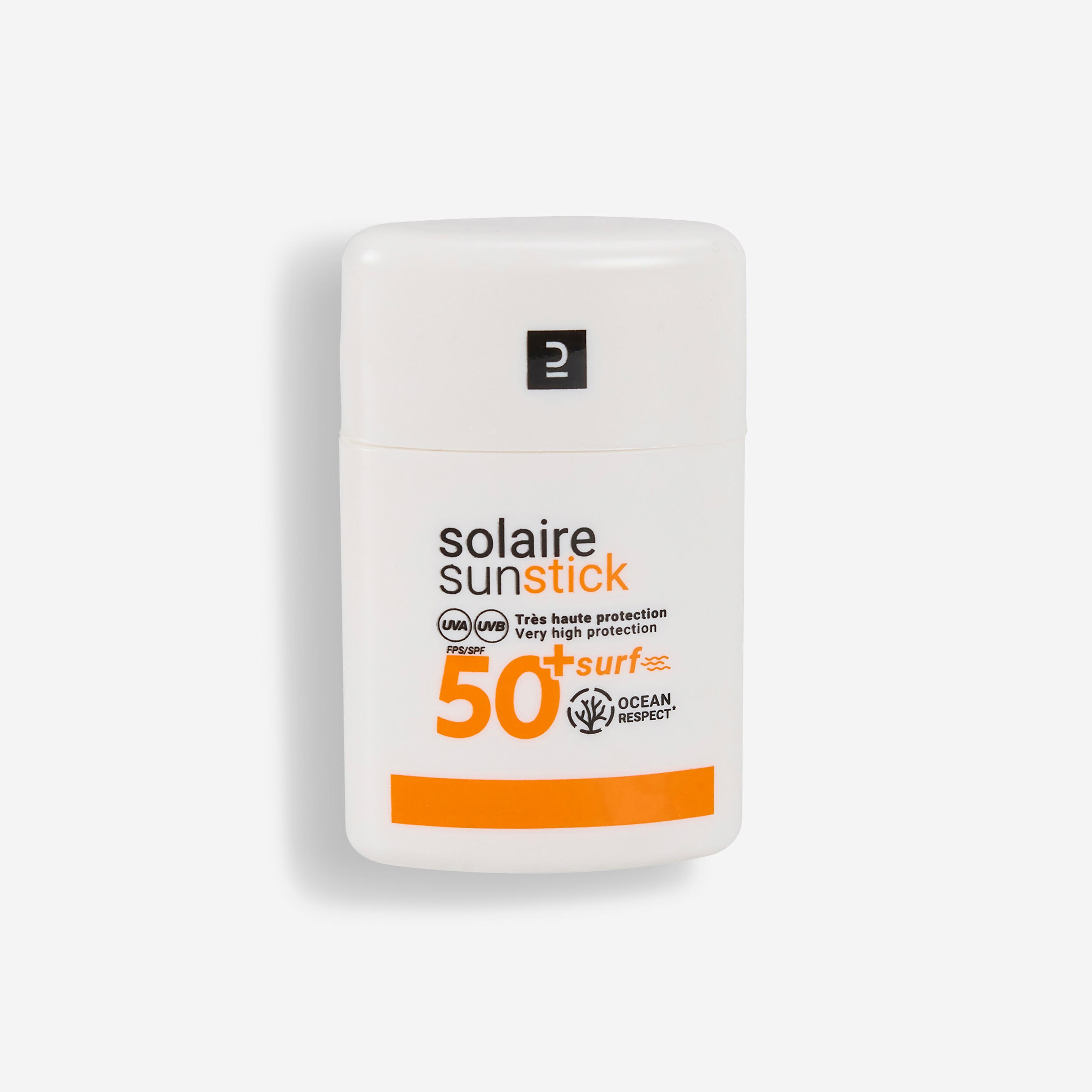 Natural, mineral sunscreen STICK for the face SPF50+ WHITE. 1/3
