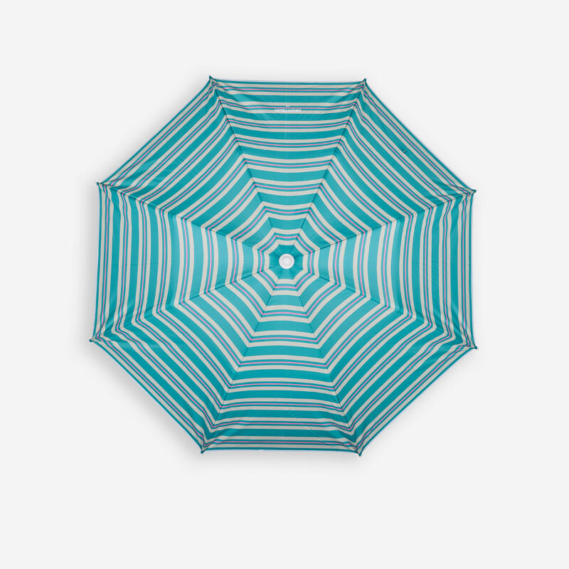 Umbrelă de plajă compact 2 locuri UPF 50+ - Paruv 160 verde