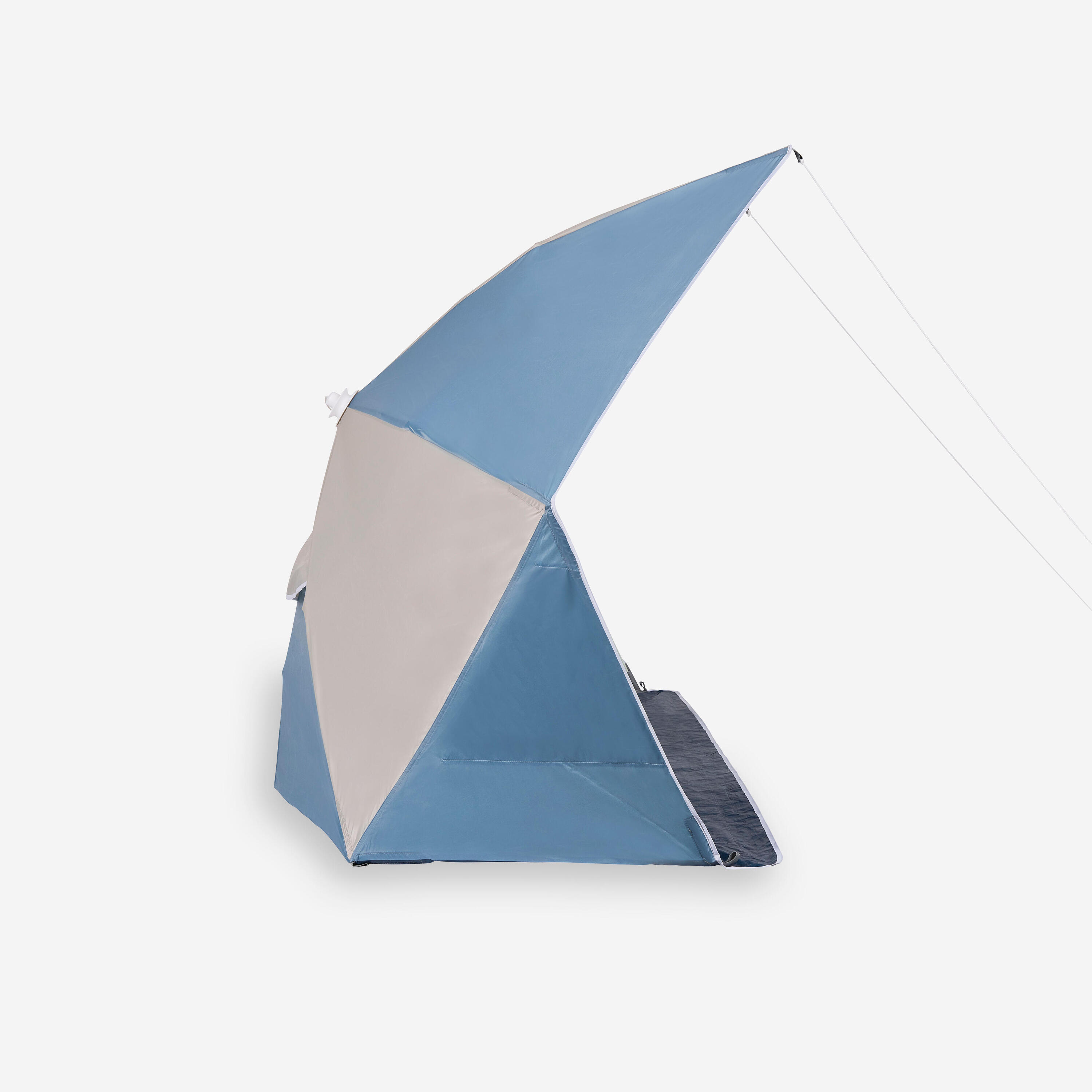 Compact 3P Anti-UV Beach Tent - Iwiko 180 Grey Beige 4/8