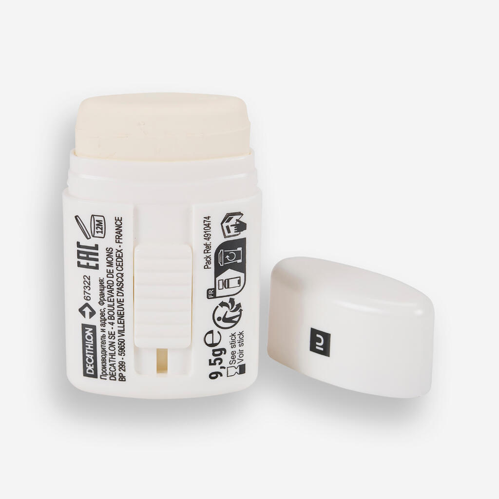 Natural, mineral sunscreen STICK for the face SPF50+ WHITE.