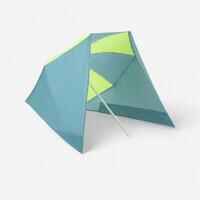 Beach umbrella 2 person UPF 50+ - Paruv windstop blue yellow