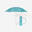 Umbrelă de plajă compact 2 locuri UPF 50+ - Paruv 160 verde