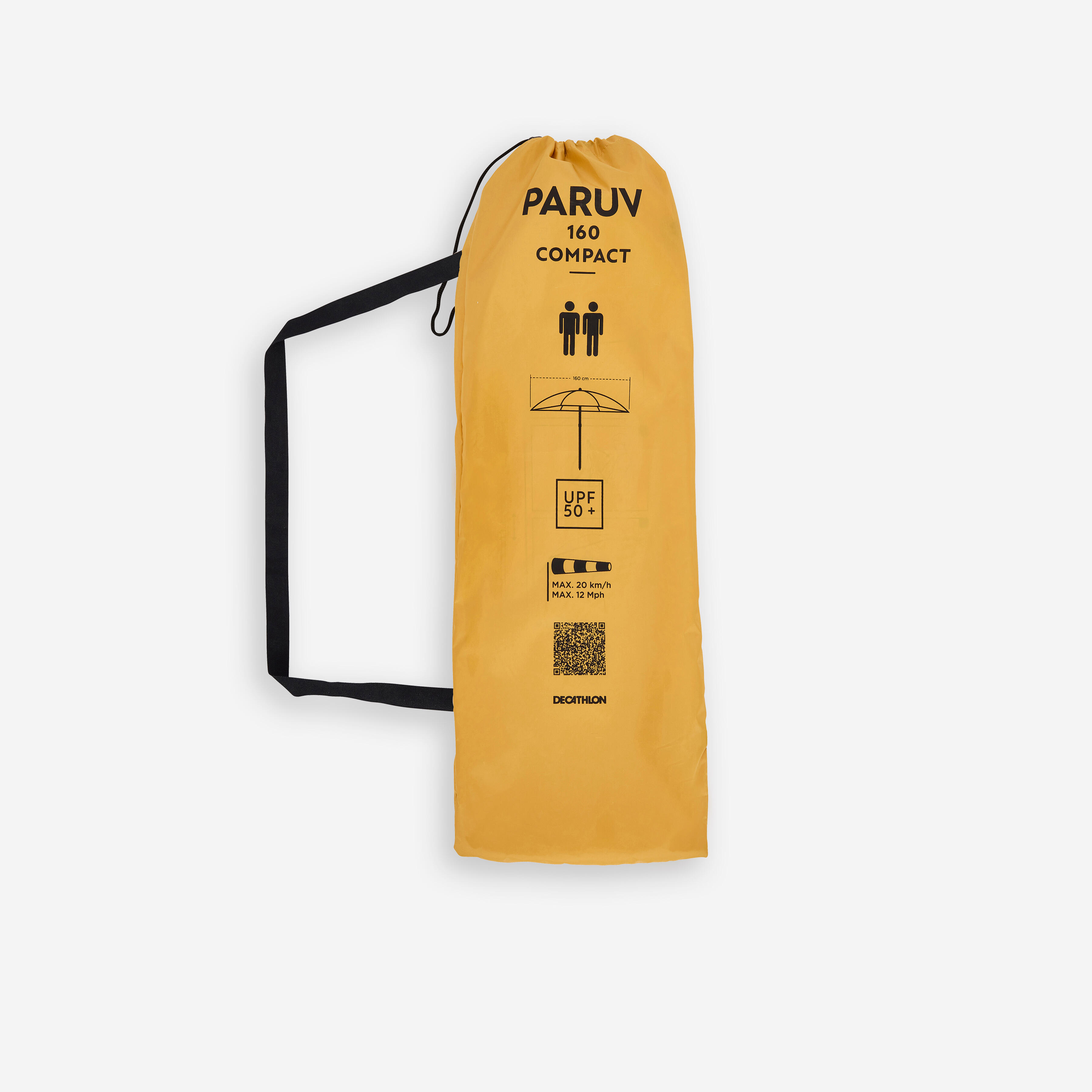 2-Person UPF 50+ Beach Umbrella – Paruv 160 - DECATHLON