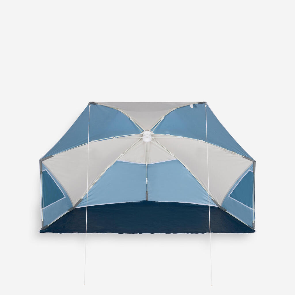 Compact 3P Anti-UV Beach Tent - Iwiko 180 Grey Beige