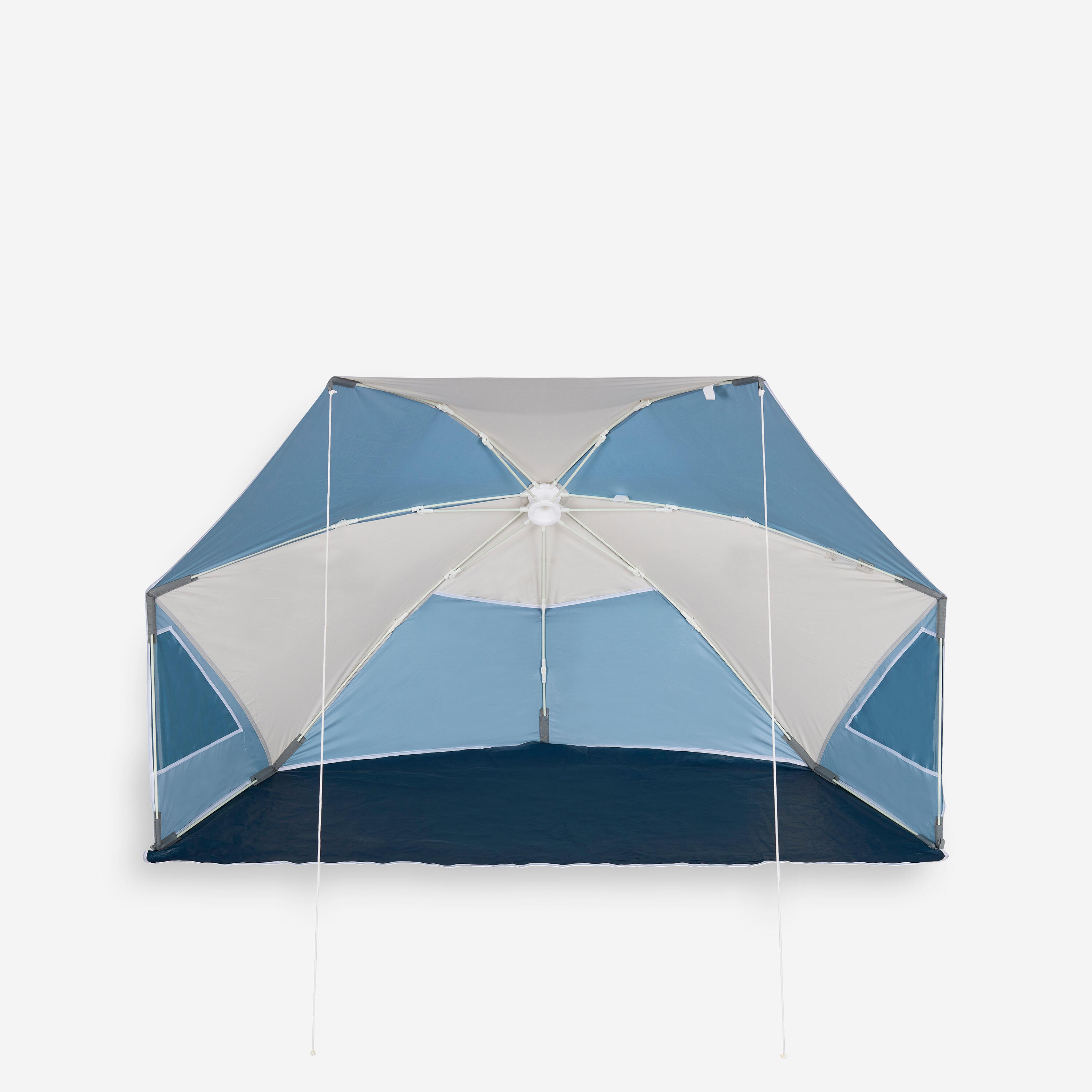 Beach tent compact 3-person UPF 50+ diameter 180cm - Iwiko grey beige 5/7