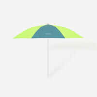 Beach umbrella 2 person UPF 50+ - Paruv windstop blue yellow