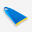 Pinne bodyboard 100 azzurro-giallo