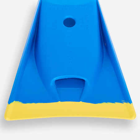 Bodyboard fins - 100 turquoise yellow