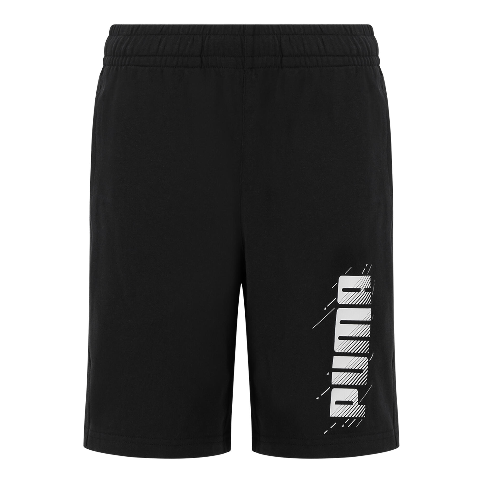 Calções de Ginástica Criança Estampado Preto 6/6