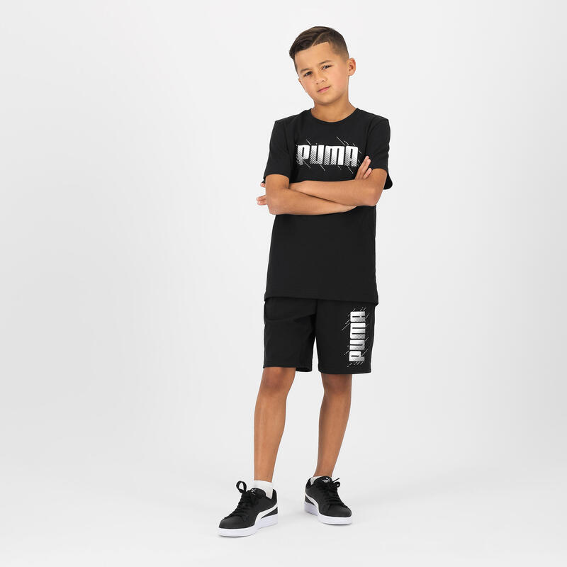 Puma Shorts Kinder - schwarz bedruckt