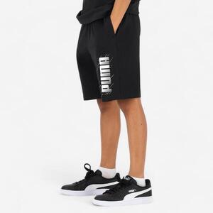 Pantalón Corto Puma Niños Negro Estampado