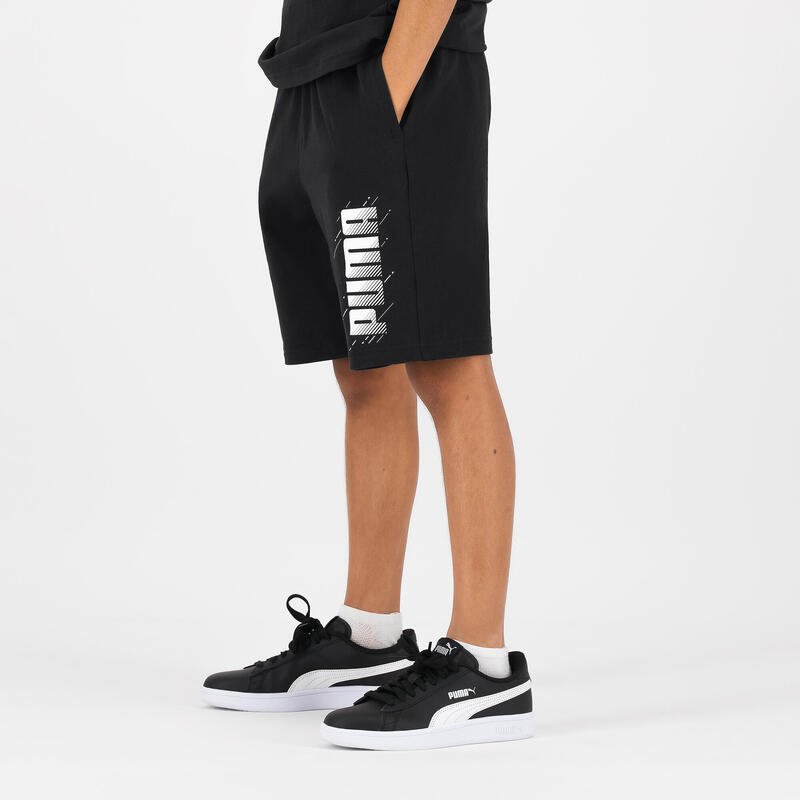 Short imprimé Puma enfant - noir