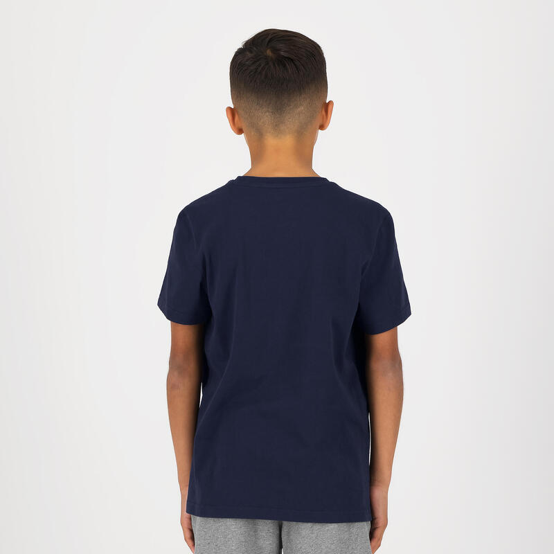 Camiseta Puma Niños Azul Marino Estampado