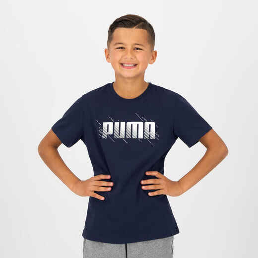 
      Kids' Printed T-Shirt - Navy Blue
  