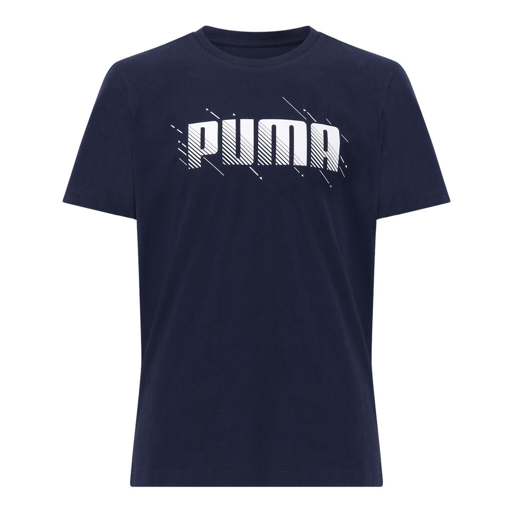 Kids' Printed T-Shirt - Navy Blue