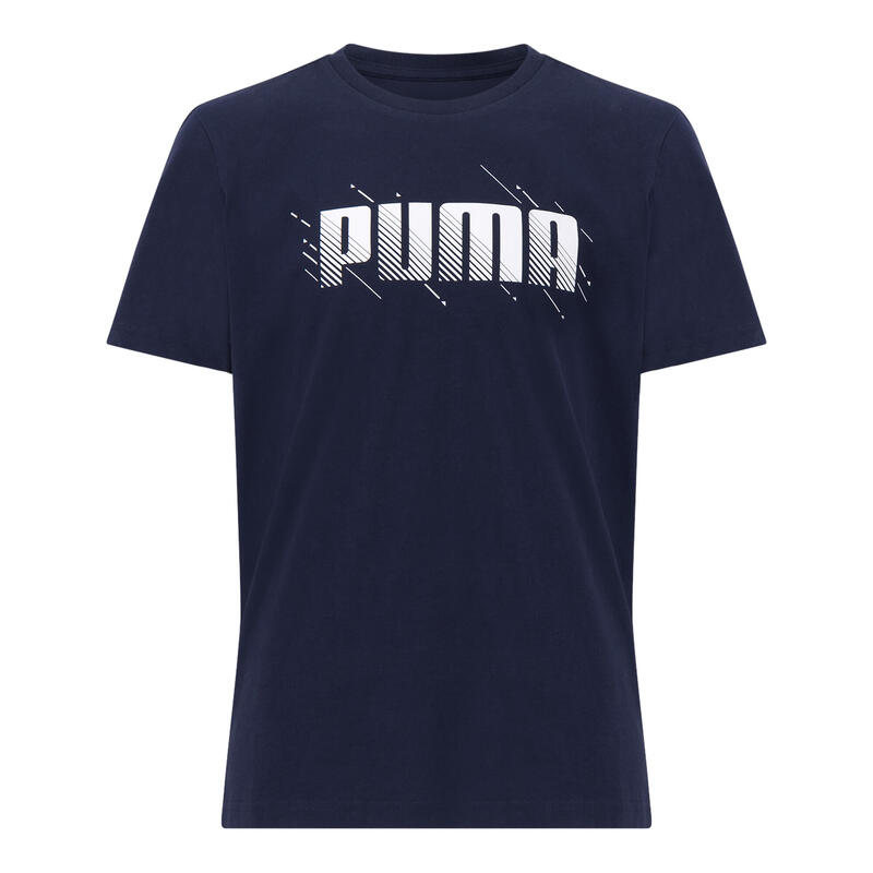 T-shirt imprimé Puma enfant - bleu marine