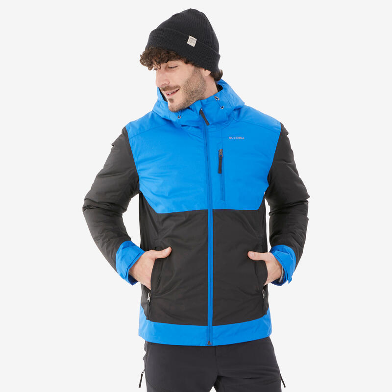 Veste de randonnée -10°C imperméable homme, NH500 noir