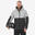 Casaco de ski quente comprimento médio homem 100 cinzento / preto