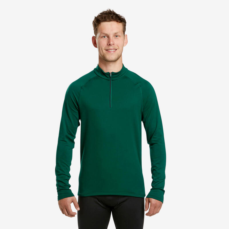 Koszulka termoaktywna narciarska męska Wedze 500 1/2 Zip