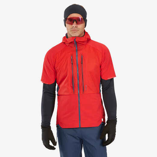 
      Pánska skialpinistická vesta Pacer červeno-tmavomodrá
  
