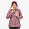 Winterjacke Damen bis -10 °C wasserdicht Winterwandern - SH500 rosa