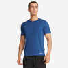 Majica kratkih rukava za trčanje Run Dry 100 prozračna muška plava