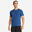 T-Shirt Respirável de Corrida Homem Dry 100 Azul